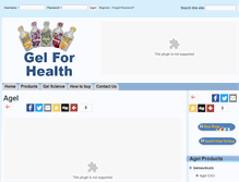 Tablet Screenshot of gelforhealth.com